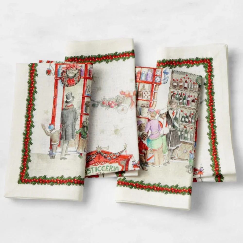 Williams Sonoma Town Square Napkins, Set of 4